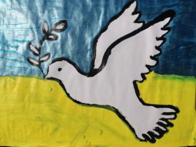 Für Frieden in Europa! Solidarität mit der Ukraine! – Telgter setzen Zeichen gegen Krieg