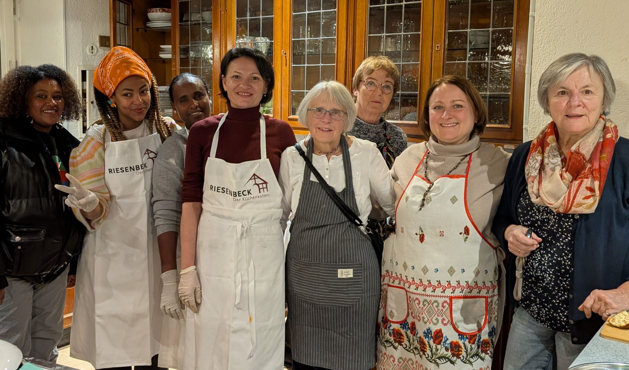 Weihnachtsmarkt in Vadrup – Internationale Speisen kamen an