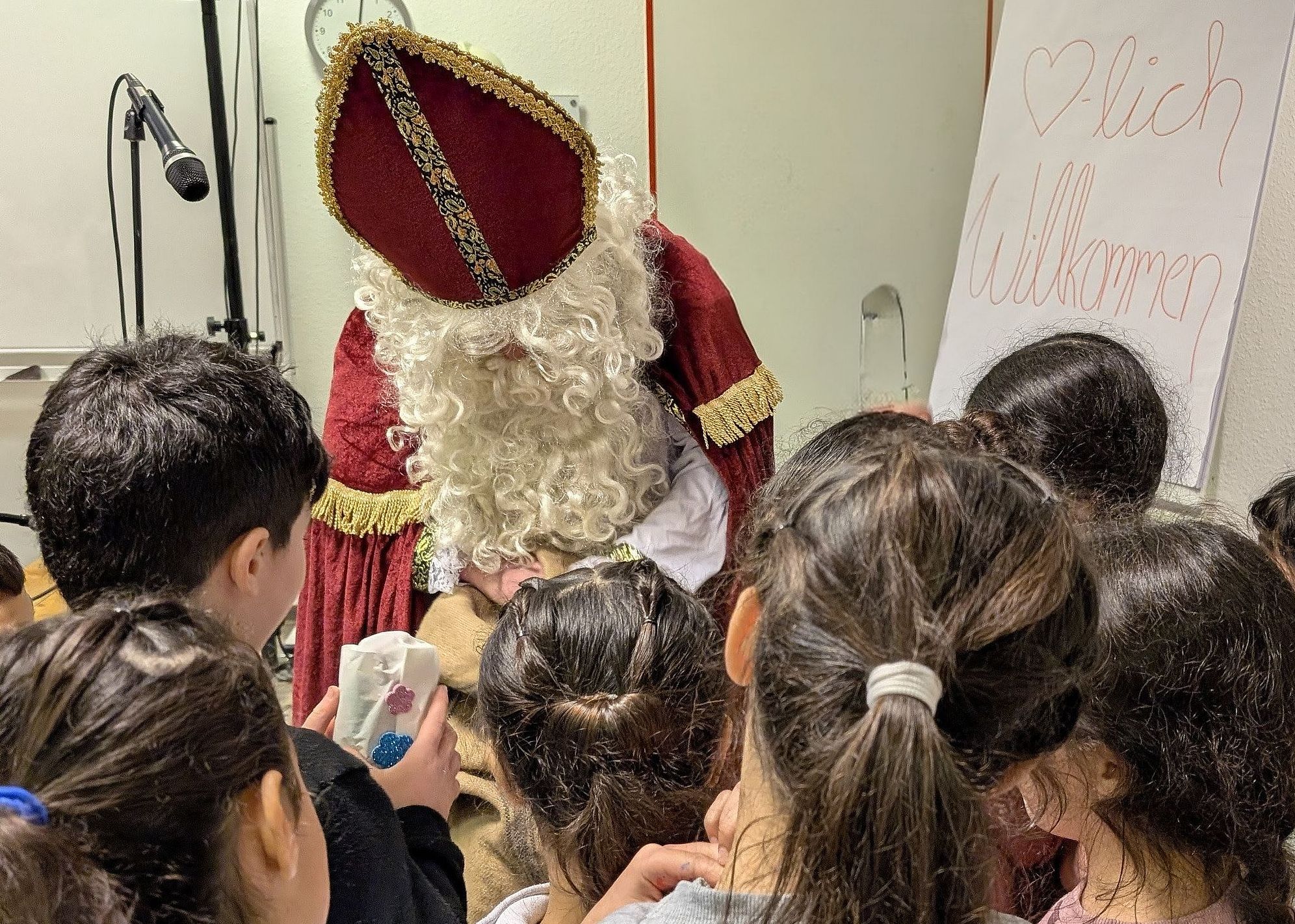 Nikolaus begeistert empfangen